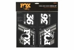 Kit Stickers Fox Racing Shox Heritage Blanc