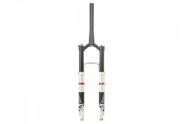 Produit Reconditionné - DT SWISS Fourche 26'' XMM 120mm TORSIONBOX TwinShot Axe 15mm Conique Remote Blanc 4 Produit Reconditionné - DT SWISS Fourche 26'' XMM 120mm TORSIONBOX TwinShot Axe 15mm Conique Remote Blanc – Image 2